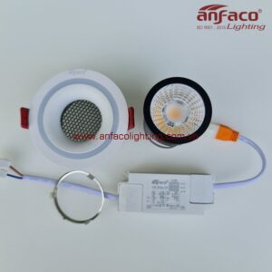 Đèn AFC 383T 3W 5W 7W 10W Anfaco LED downlight âm trần gắn bóng Led MR16 đổi màu