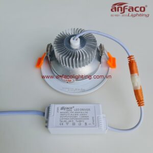 Đèn AFC 427/7W 9W 12W LED Anfaco downlight âm trần viền vàng ánh sáng tỏa