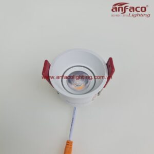 Đèn AFC 508 / 3W LED Anfaco downlight âm trần AFC 508 - 3W xoay góc