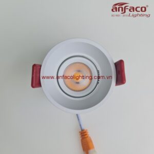 Đèn AFC 508 / 3W LED Anfaco downlight âm trần AFC 508 - 3W xoay góc