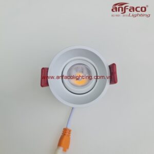 Đèn AFC 508 / 3W LED Anfaco downlight âm trần AFC 508 - 3W xoay góc