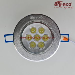 AFC511 Đèn led Anfaco downlight âm trần xoay góc chiếu AFC-511 5W 7W sáng trắng 6500K ánh sáng trung tính 4200K, ánh sáng vàng 3200K