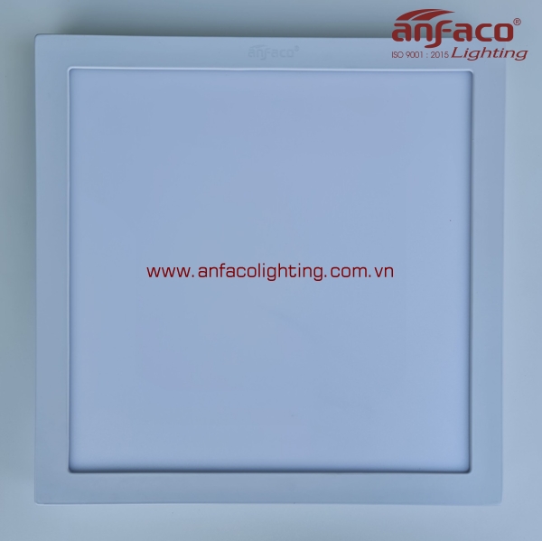 AFC-556 vuông đèn Led Anfaco panel ốp nổi trần vuông 400 480 600 AFC556 28W 36W 48W vỏ trắng ánh sáng trắng 6500K ánh sáng vàng 3200K