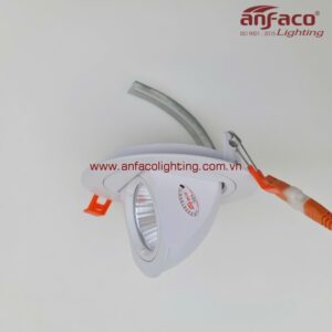 Anfaco AFC 724 5W 7W Đèn LED downlight âm trần xoay góc lồi