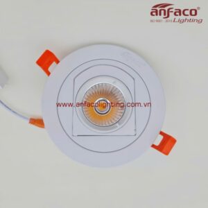 Anfaco AFC 724 5W 7W Đèn LED downlight âm trần xoay góc thò