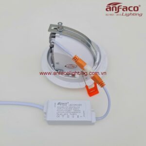 Anfaco AFC 724 5W 7W Đèn LED downlight âm trần xoay góc thò