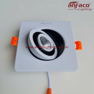 Đèn AFC 756 7W LED Anfaco downlight âm trần chiếu điểm AFC 756/7W xoay góc