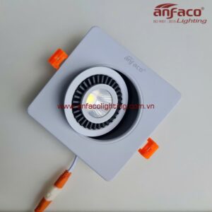 Đèn AFC 756 7W LED Anfaco downlight âm trần chiếu điểm AFC 756/7W xoay góc