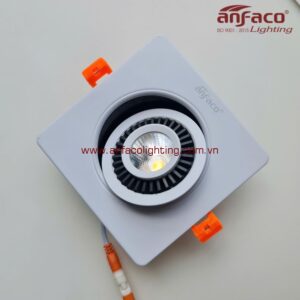 Đèn AFC 756 7W LED Anfaco downlight âm trần chiếu điểm AFC 756/7W xoay góc