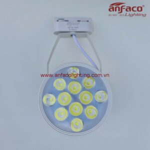 Đèn AFC 888T 12W LED Anfaco spotlight chiếu tiêu điểm nhiều mắt gắn ray vỏ trắng xoay góc