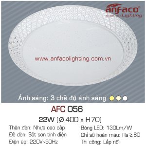 Đèn LED ốp trần nổi Anfaco AFC 056-22W