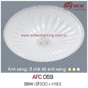 Đèn LED ốp trần nổi Anfaco AFC 059-36W