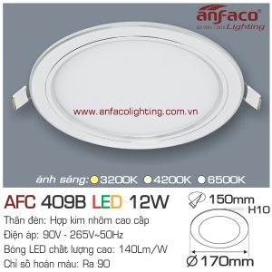 Led panel Anfaco AFC 409B-12W