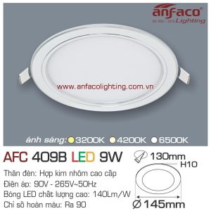 Led panel Anfaco AFC 409B-9W