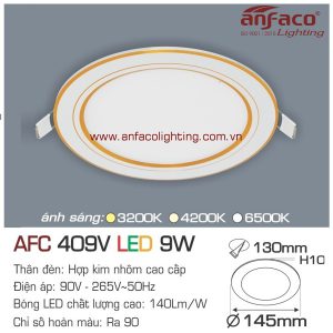 Led panel Anfaco AFC 409V-9W