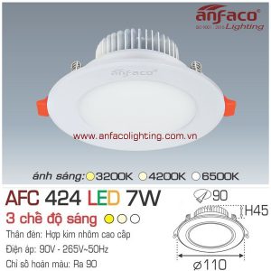 Đèn downlight âm trần AFC-424-7W