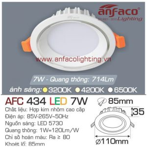 Led âm trần Anfaco AFC 434-7W