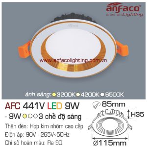 Đèn LED âm trần Anfaco AFC 441V-9W