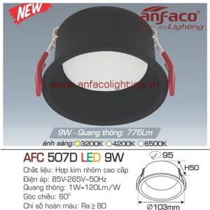 Led âm trần Anfaco AFC 507D-9W