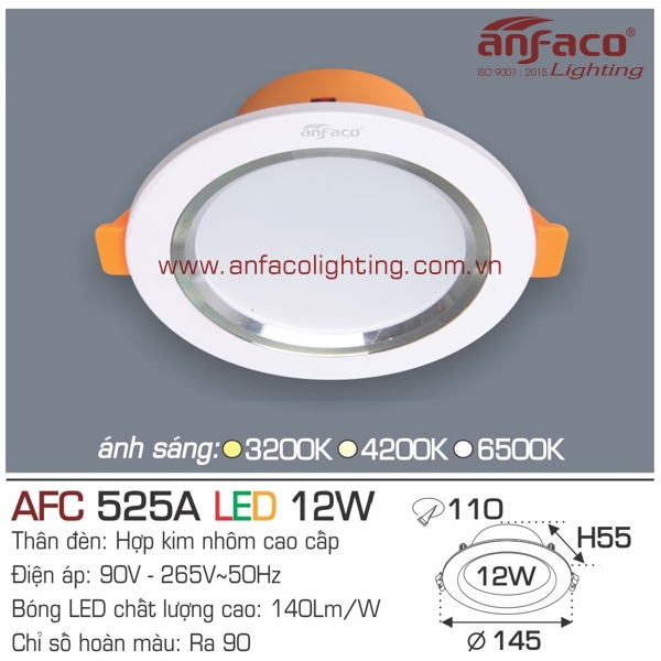 đèn led anfaco 525a-12w