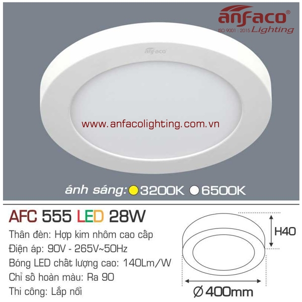 Đèn LED panel nổi Anfaco AFC 555-28W