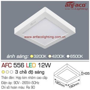 Đèn LED panel nổi Anfaco AFC 556-12W