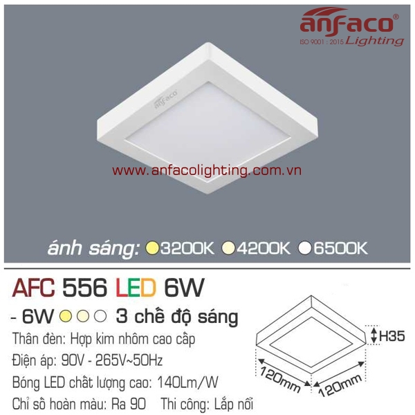 LED panel nổi AFC 556-6W