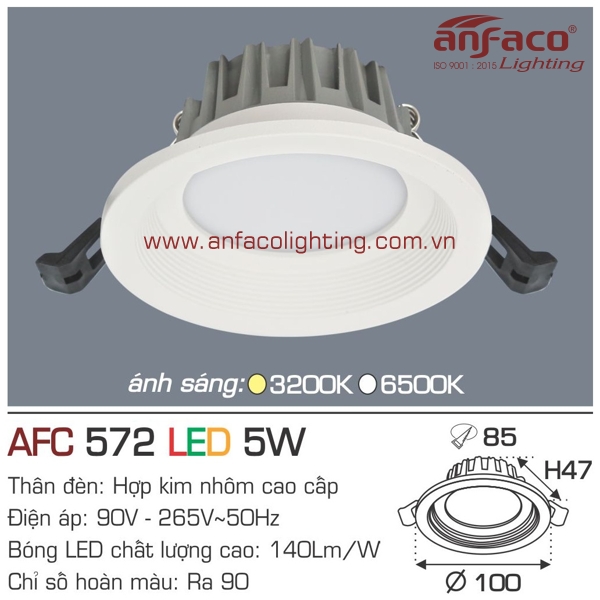 đèn led anfaco 572-5w