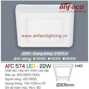 LED ốp trần AFC 574-22W