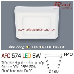 đèn led anfaco 574-6w