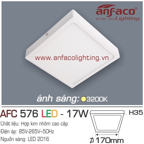 LED ốp trần AFC 576-17W