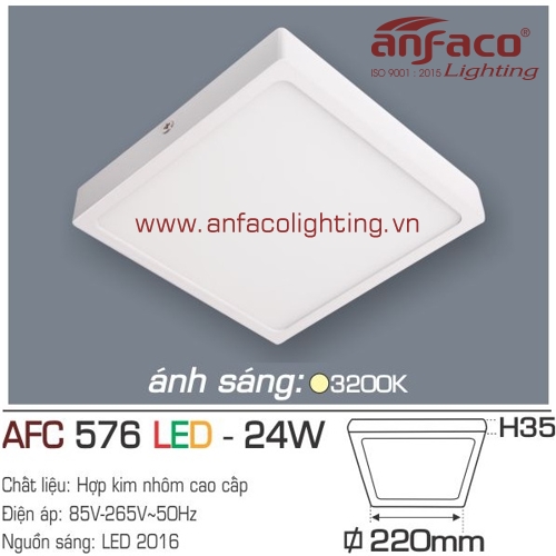 LED ốp trần AFC 576-24W