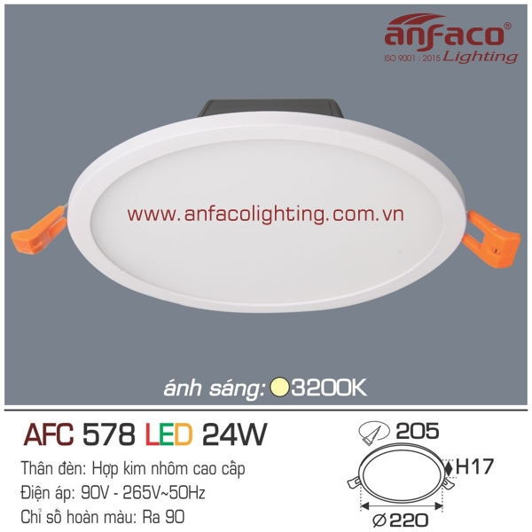 đèn led anfaco 578-24w