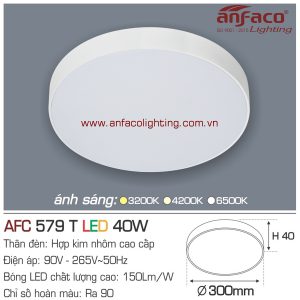 Đèn LED panel ốp trần Anfaco AFC 579T-40W