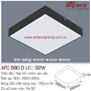 Đèn LED panel ốp trần Anfaco AFC 580D-32W