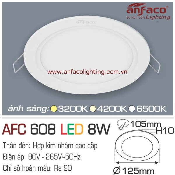 Led panel Anfaco AFC 608-8W