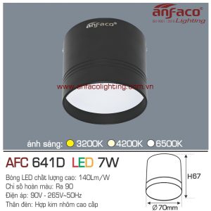 Đèn LED downlight gắn nổi Anfaco AFC 641D-7W