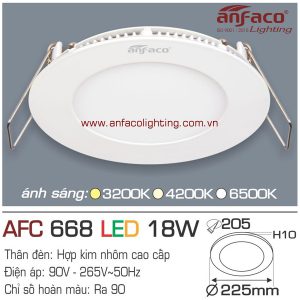 đèn led anfaco 668-18w