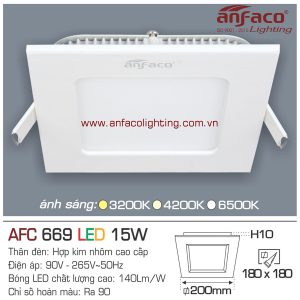 Led panel Anfaco AFC 669-15W