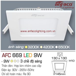 Đèn LED panel Anfaco 669-9W