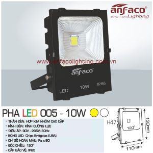 đèn pha led anfaco 005-10w