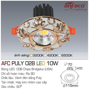 Đèn LED Anfaco AFC Puly 02B-10W