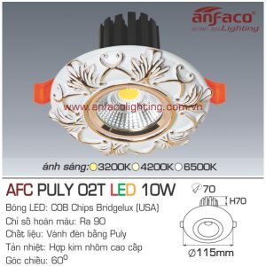 Đèn LED Anfaco AFC Puly 02T-10W
