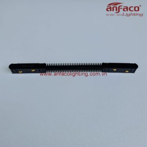Hình tực tế Anfaco AFC nối nguồn góc ray nam châm