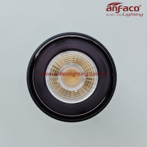 AFC645D Đèn Anfaco led downlight gắn nổi xoay góc AFC-645D vỏ đen 9W 15W ánh sáng trắng, vàng, trung tính