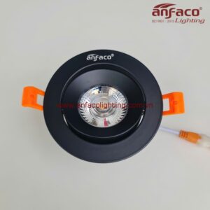 Đèn AFC 747D 9W 12W LED Anfaco downlight âm trần xoay góc AFC 747D vỏ đen