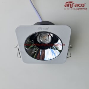 Đèn AFC 775/1-7W LED Anfaco downlight âm trần vuông xoay góc