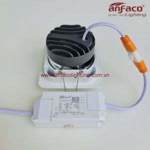 Đèn AFC 775/1-7W LED Anfaco downlight âm trần vuông xoay góc