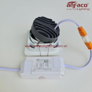 Đèn AFC 775/1-7W LED Anfaco downlight âm trần vuông xoay góc