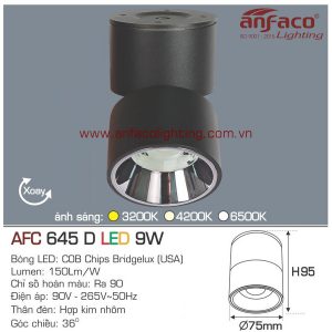 Đèn LED downlight gắn nổi Anfaco AFC 645D-9W